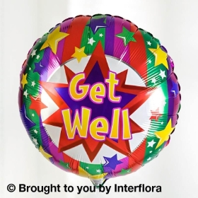 Get Well Helium Balloon