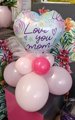 Ballon table top centrepiece
